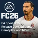 EA Sports FC 26 official cover featuring digital artwork and new gameplay elements
